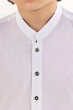 White Kameez Shalwar Set For Boys