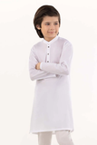 White Kameez Shalwar Set For Boys