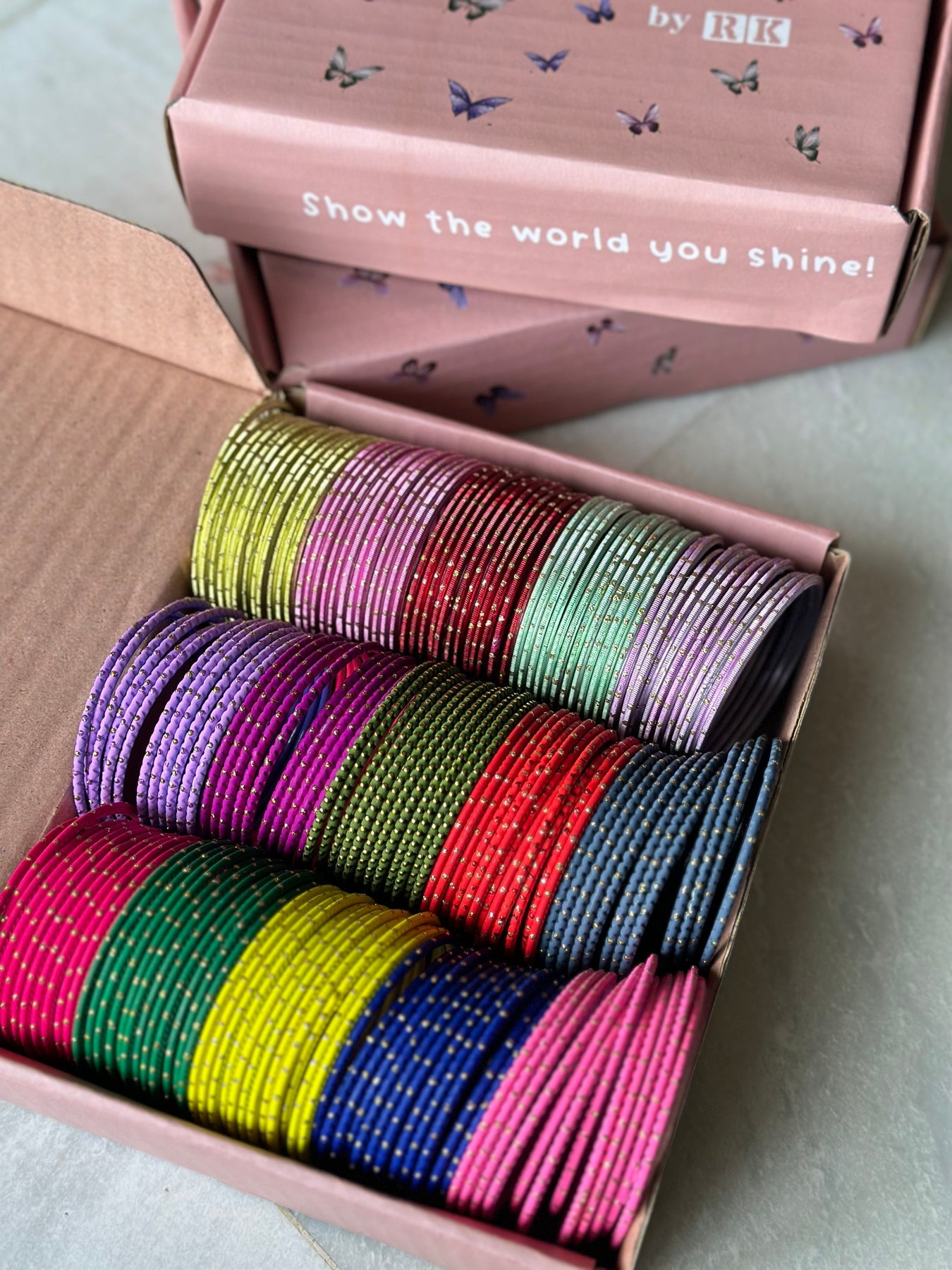 Pack of 15 Dozen Bangles – Premium Quality | Non-Allergic | Sizes 2.4 – 2.6 For Women