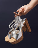 Bratz Silver Trendy Block Heels for Every Fit For Women