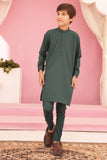 Teal Kurta and Trouser Set For Boys