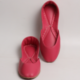 Pink Velvet Khussa – Soft, Stylish & Handcrafted For Women