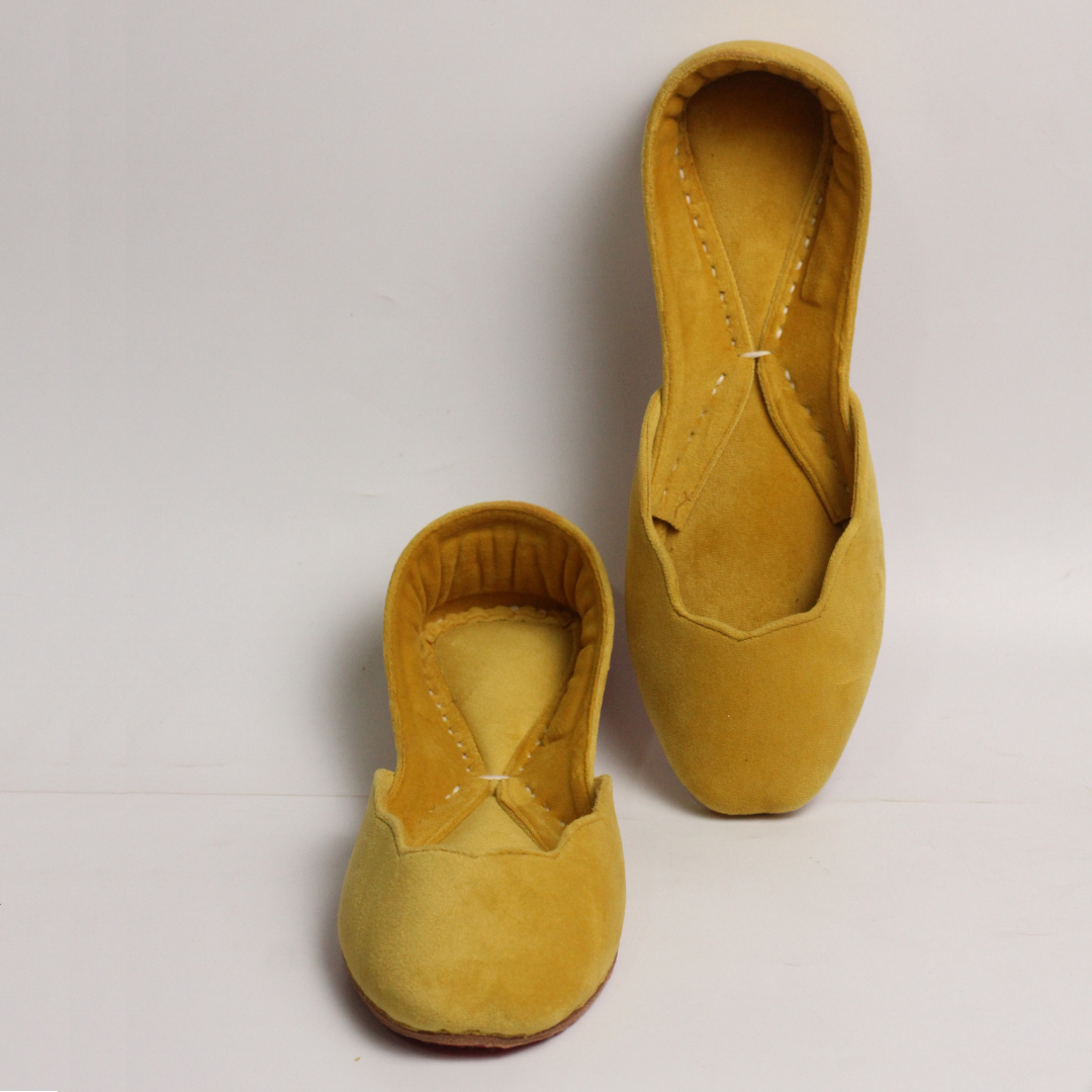 Maiyo Velvet Khussa – Traditional Charm with Handcrafted Comfort For Women
