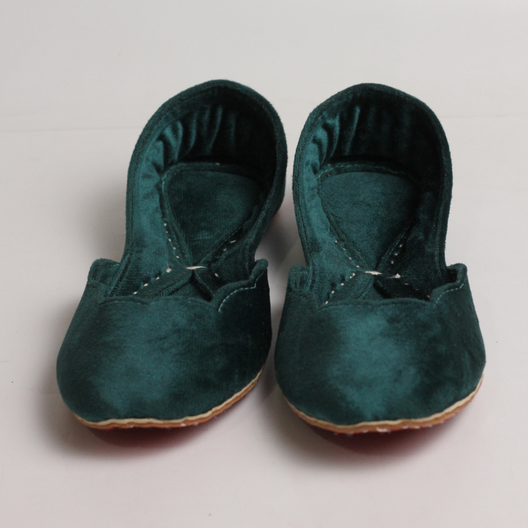 Purple Velvet Khussa – Grace in Every Step For Women