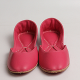 Pink Velvet Khussa – Soft, Stylish & Handcrafted For Women