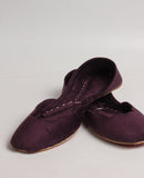 Purple Velvet Khussa – Handcrafted Elegance & Comfort For Women
