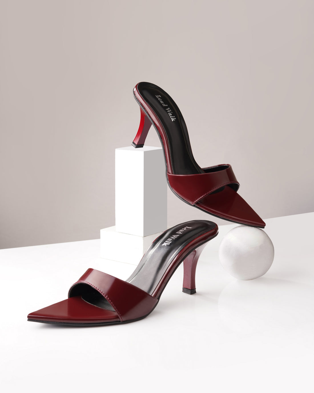 Noa Maroon The Statement Heels for Every Moment For Women