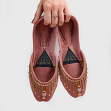 Embellished Velvet Khussa – Handmade Elegance for Every Occasion For Women