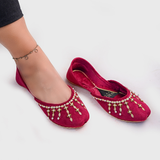 Elegant Velvet Khussa – Handcrafted Comfort & Style For Women