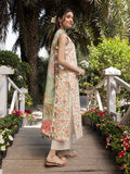 Flora – Elegant Floral 3-Piece Unstitched Lawn Suit For Women