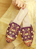 Timeless Grace: Embroidered Mules For Women