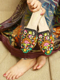 Chic Elegance: Embroidered Mules with Artistic Flair For Women
