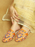 Elegant Charm: Embroidered Mules For Women