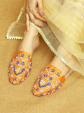Elegant Charm: Embroidered Mules For Women