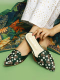 Elegant Embroidered Mules – Art in Every Step For Women