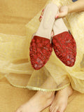 Elegant Steps: Embroidered Mules For Women