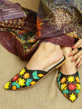 Chic Embroidered Mules – Where Style Meets Art For Women