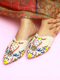 Elegant Embroidered Mules – Art in Every Step For Women
