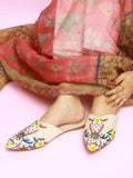 Elegant Embroidered Mules – Art in Every Step For Women