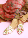 Elegant Embroidered Mules – Walk with Grace For Women