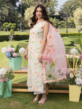 Rosy – Soft Pink Floral 3-Piece Unstitched Lawn Suit For Women (Copy)