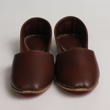 Chocolate Brown Khussa – Timeless Style with Handcrafted Elegance For Women