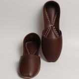 Chocolate Brown Khussa – Timeless Style with Handcrafted Elegance For Women