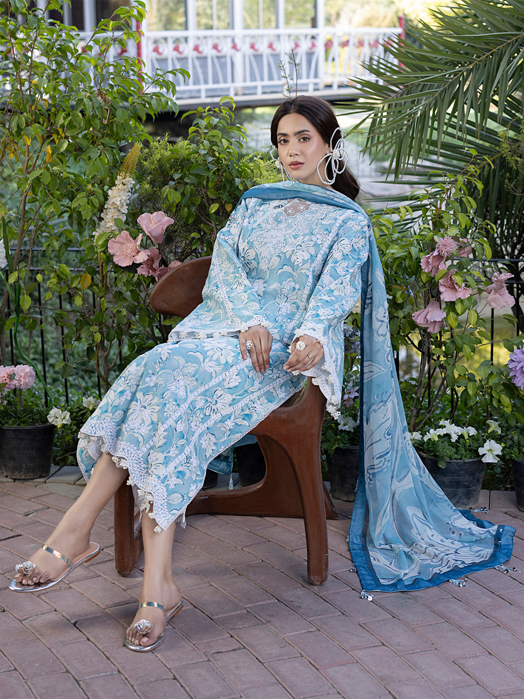 Pearl – Elegant Pastel 3-Piece Unstitched Lawn Suit For Women