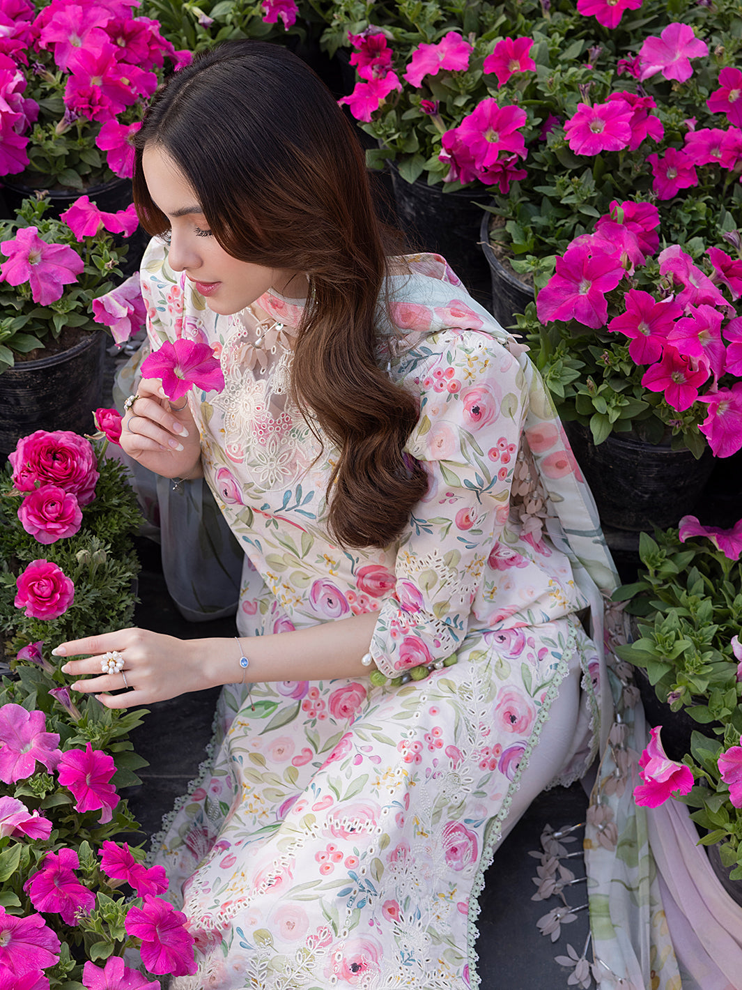 Petal – Soft Pastel 3-Piece Unstitched Lawn Suit For Women