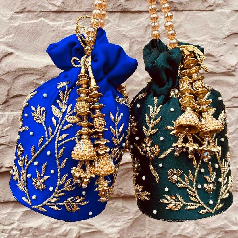 Meher Potli – The Ultimate Gold Luxe Statemen For Bridal/Wedding