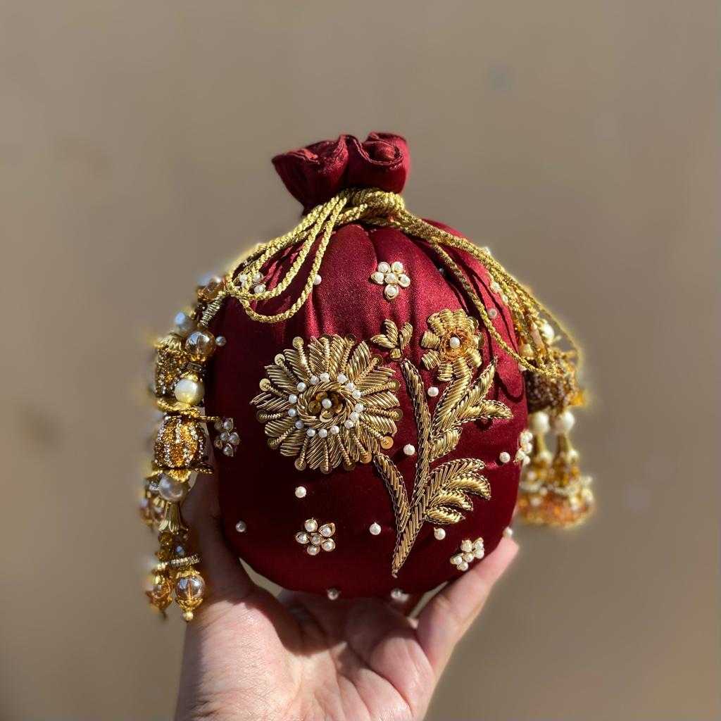 Deep Maroon Batwa – A Timeless Elegance For Bridal/Wedding