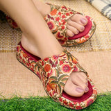 Sikandar Sliders – Floral Elegance with a Bold Step For Women