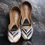 Signature Silk – One-of-a-Kind Printed Khussa For Women