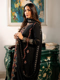 Fahima – Elegant Black Luxury Embroidered Lawn Ensemble Unstitched Suit  For Women