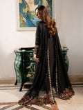 Fahima – Elegant Black Luxury Embroidered Lawn Ensemble Unstitched Suit  For Women