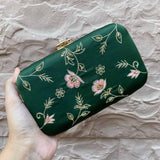 GREEN ZARDOZI CLUTCH – Elegance for Intimate Gatherings For Bridal/Wedding