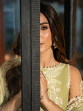 Marwa – Sage Green Luxury Embroidered Lawn Ensemble Unstitched Suit  For Women