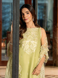 Marwa – Sage Green Luxury Embroidered Lawn Ensemble Unstitched Suit  For Women
