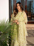 Marwa – Sage Green Luxury Embroidered Lawn Ensemble Unstitched Suit  For Women