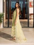 Marwa – Sage Green Luxury Embroidered Lawn Ensemble Unstitched Suit  For Women