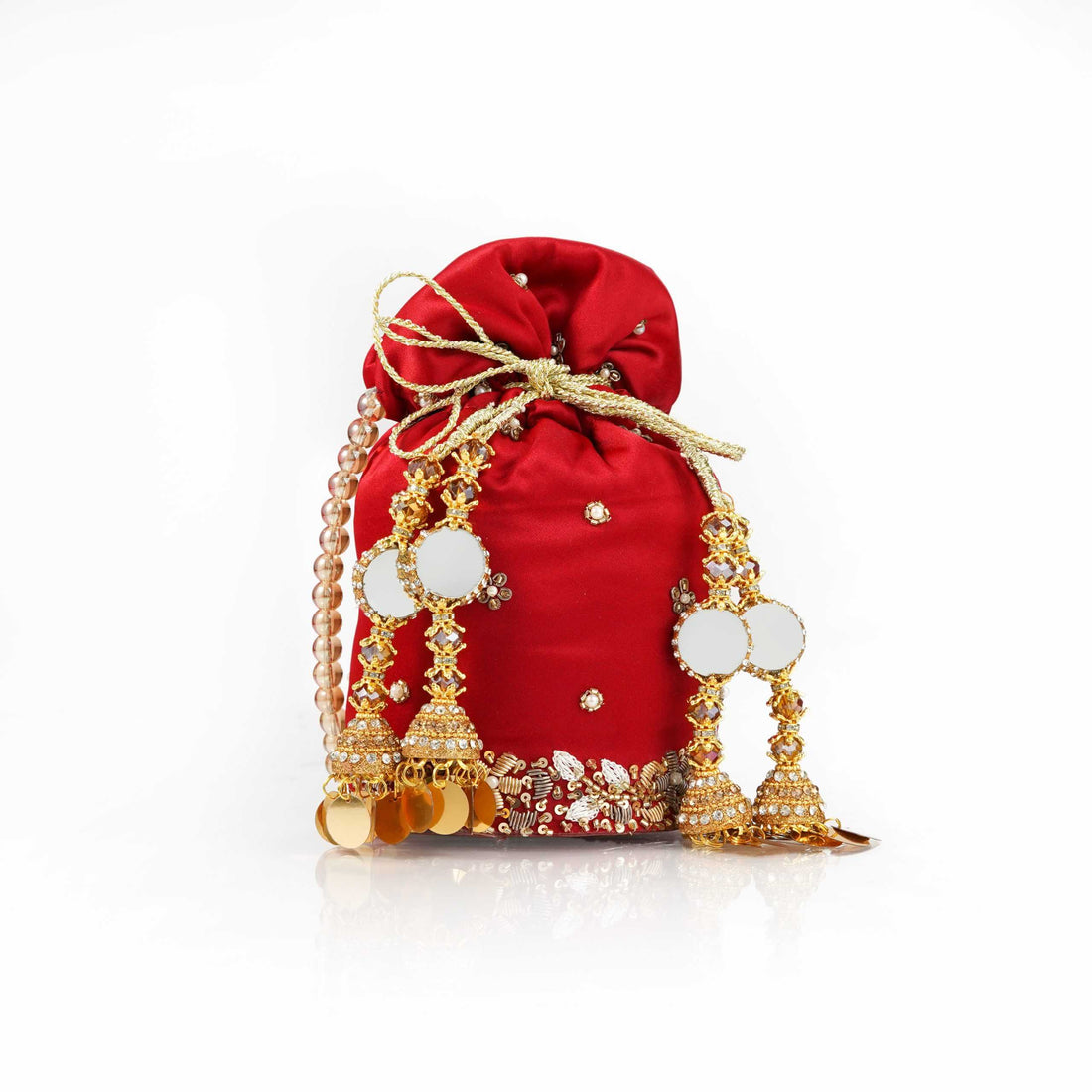 Motia Floral Potli – A Timeless Floral Delight  For Bridal/Wedding