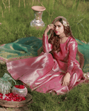 Shabnam – Classic Pink Tissue Gharara Set For Women