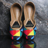On Your Feets – Exclusive Silk Printed Khussa For Women