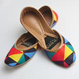 On Your Feets – Exclusive Silk Printed Khussa For Women