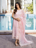 Safa – Powder Pink Luxury Embroidered Ensemble Unstitched Lawn Suit  For Women