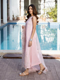 Safa – Powder Pink Luxury Embroidered Ensemble Unstitched Lawn Suit  For Women