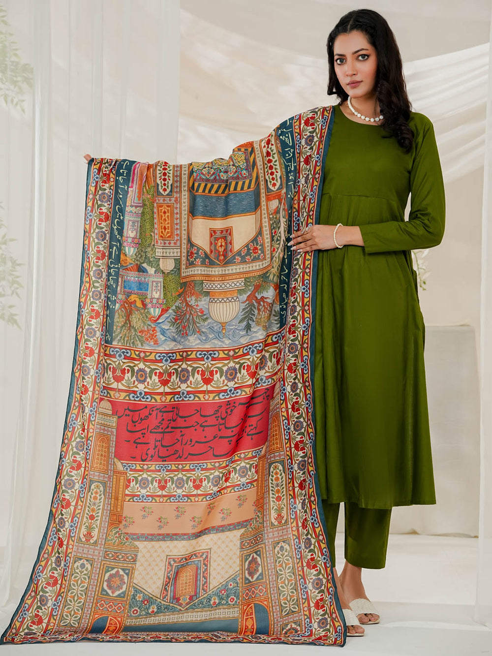 Calligraphed Odhni – Emotions You Can Wear For Women