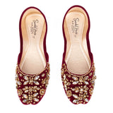 Kundan & Pearls Traditional Women Khussa