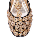 Bridal Anklet Women Khussa – Kundan on Lining