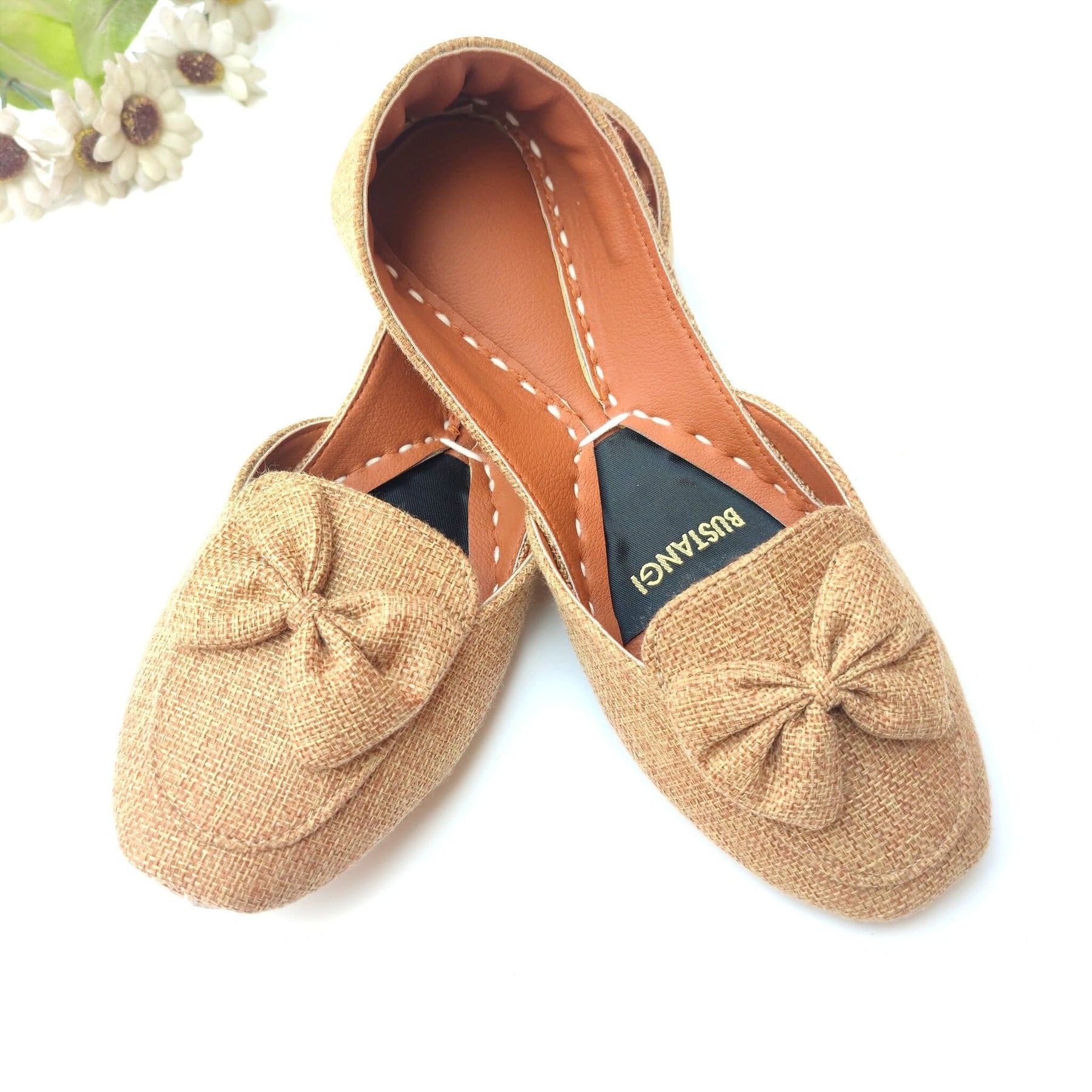 Bow Collection Olive, Brown, Black, Maroon, Blue & Camel Khussa For Women